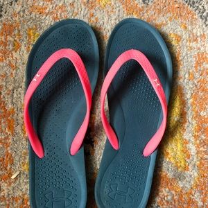 Under Armour flip flops